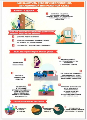 Как защитить себя при беспилотной, авиационной или ракетной атаке?